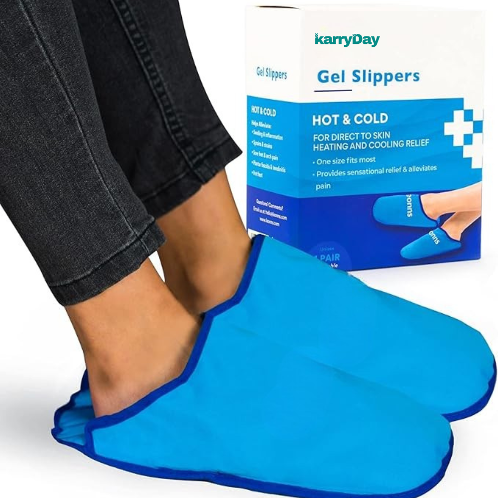 Gel Ice Pack Slippers