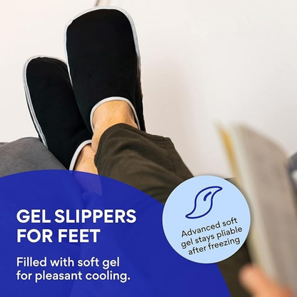 Gel Ice Pack Slippers