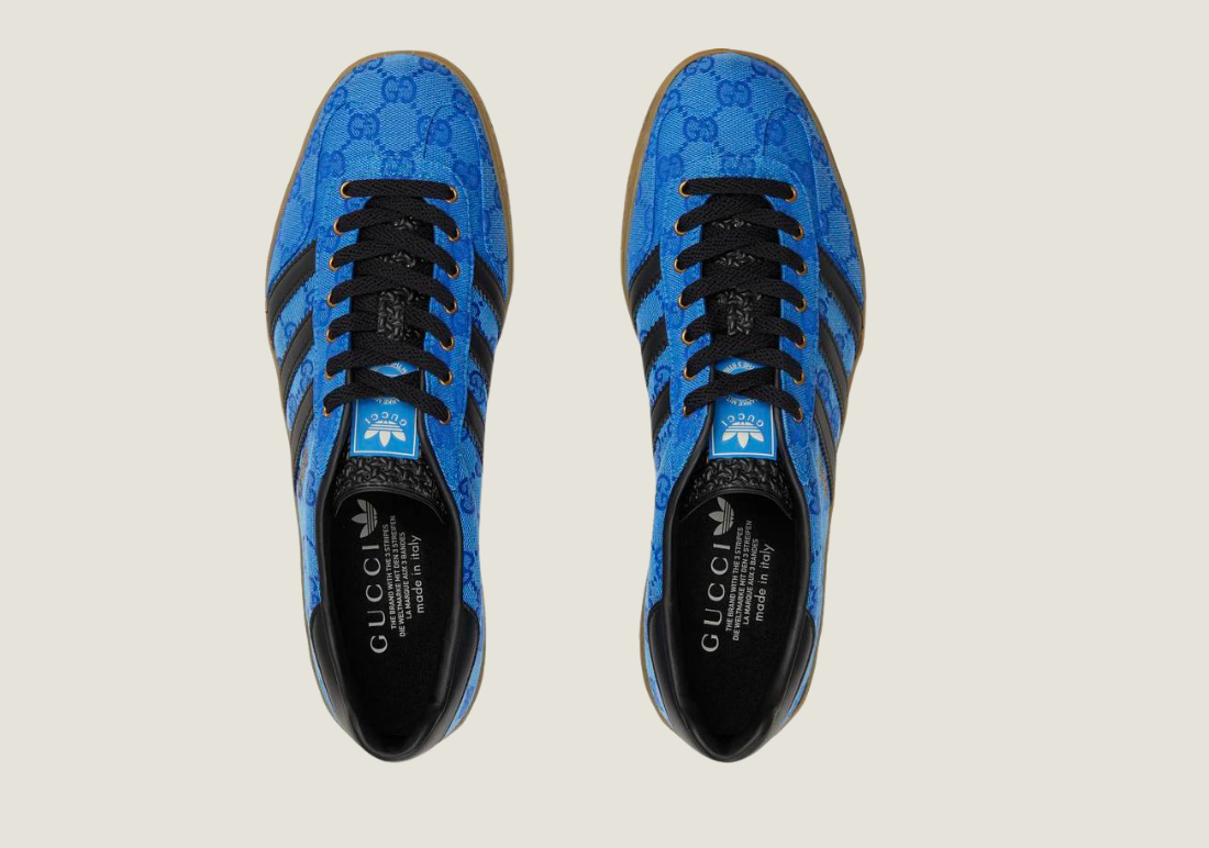 Gazelle Retro Monogram Blue Limited Edition