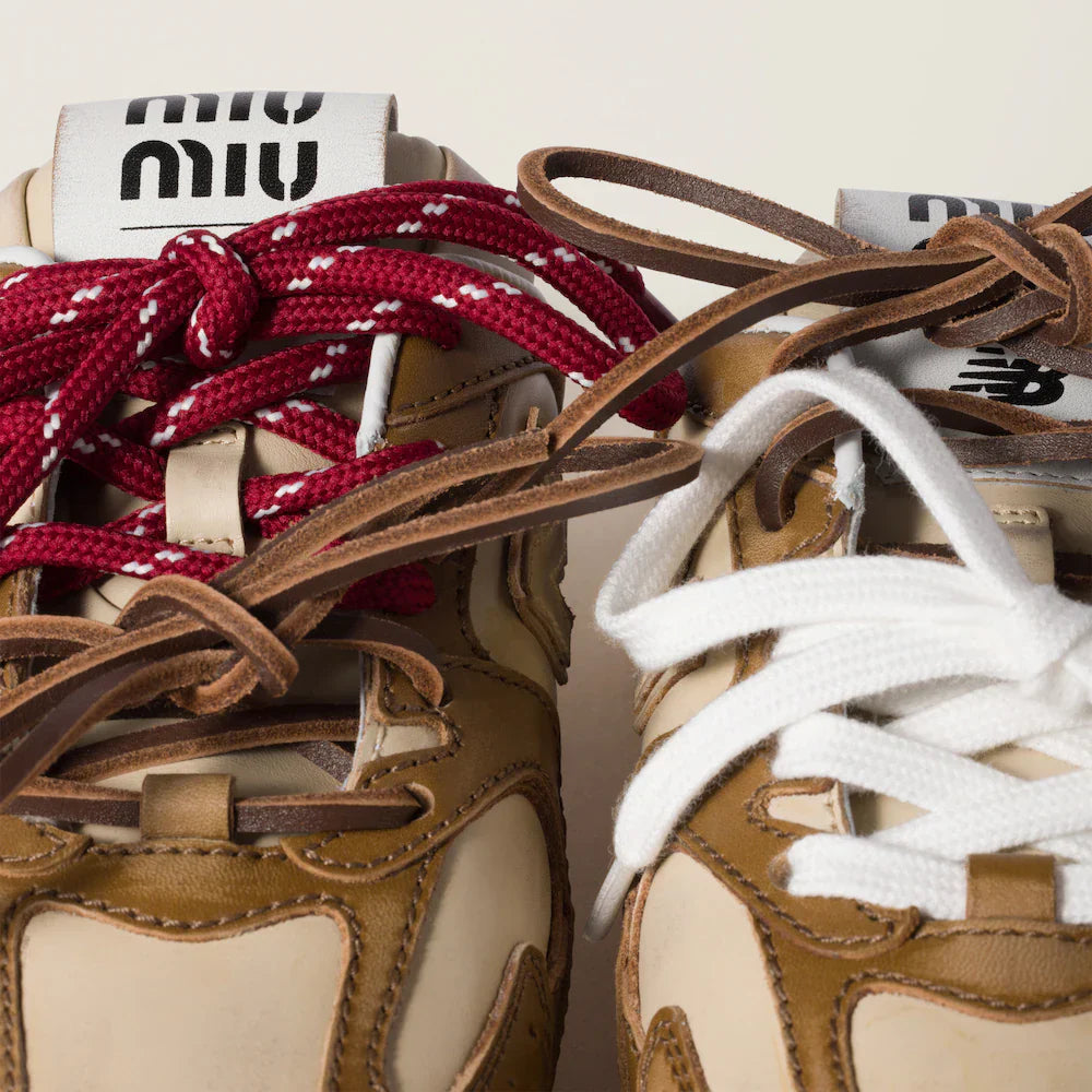 530 SL Mules – Bleached Leather & Gum Sole Cinnamon Travertine Gray Edition Women