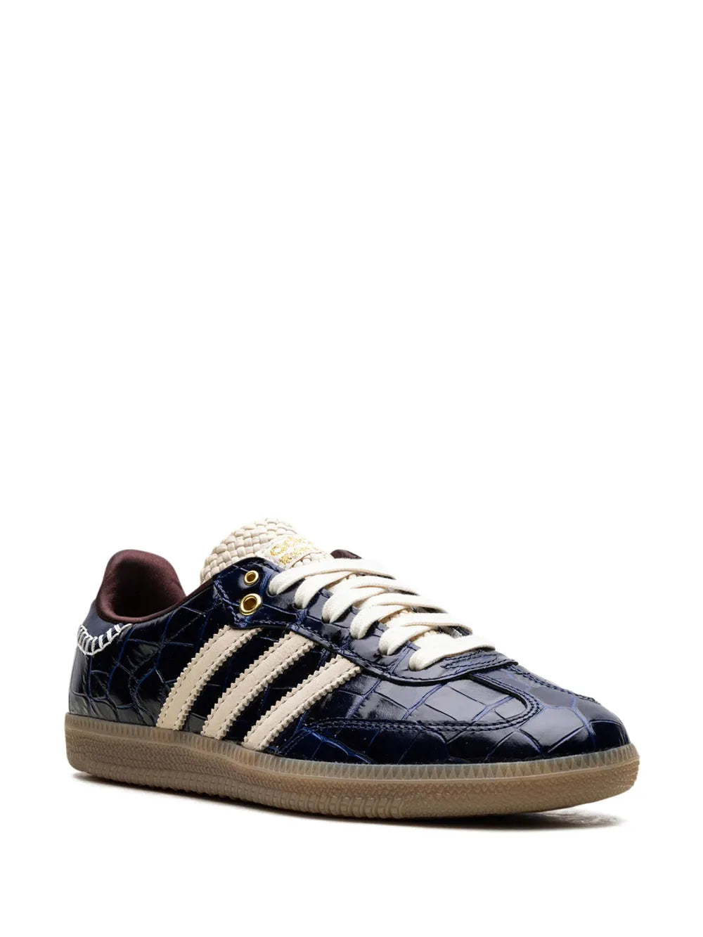Samba Navy Croc-Embossed Heritage – Gum Sole Edition