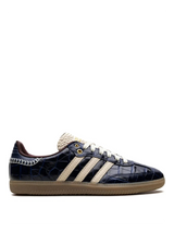 Samba Navy Croc-Embossed Heritage – Gum Sole Edition