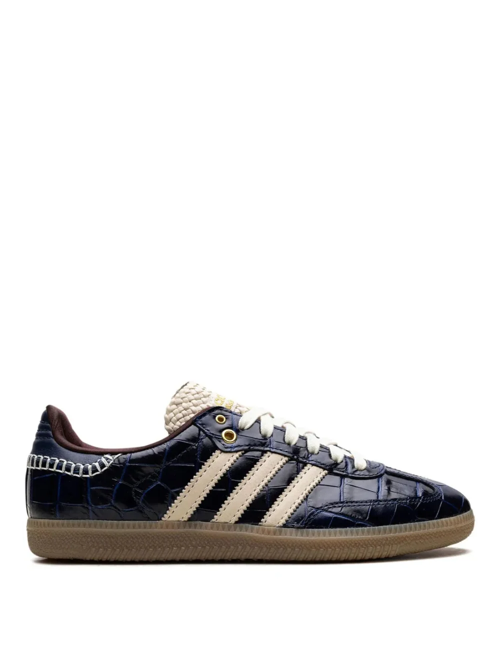 Samba Navy Croc-Embossed Heritage – Gum Sole Edition