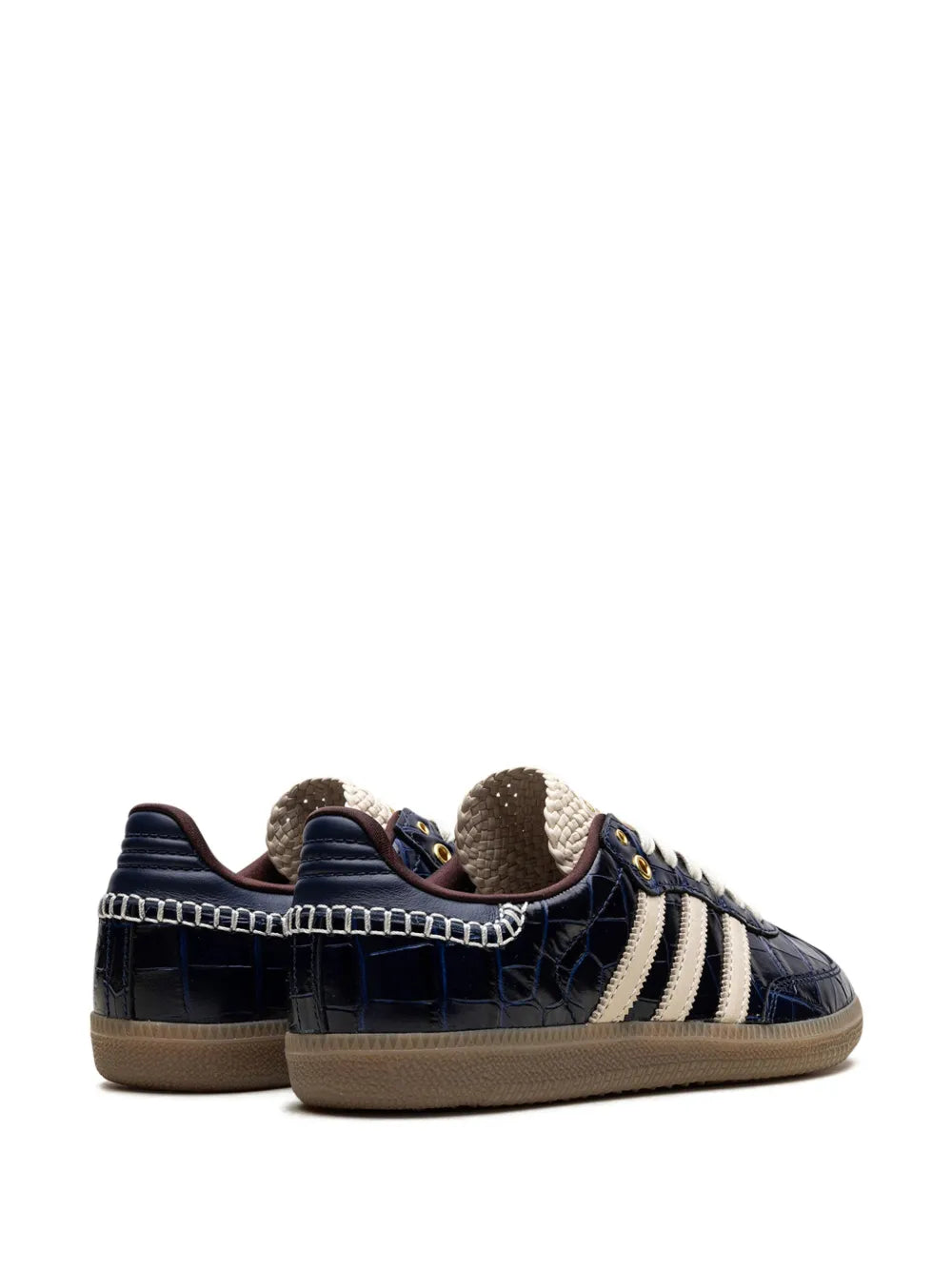 Samba Navy Croc-Embossed Heritage – Gum Sole Edition