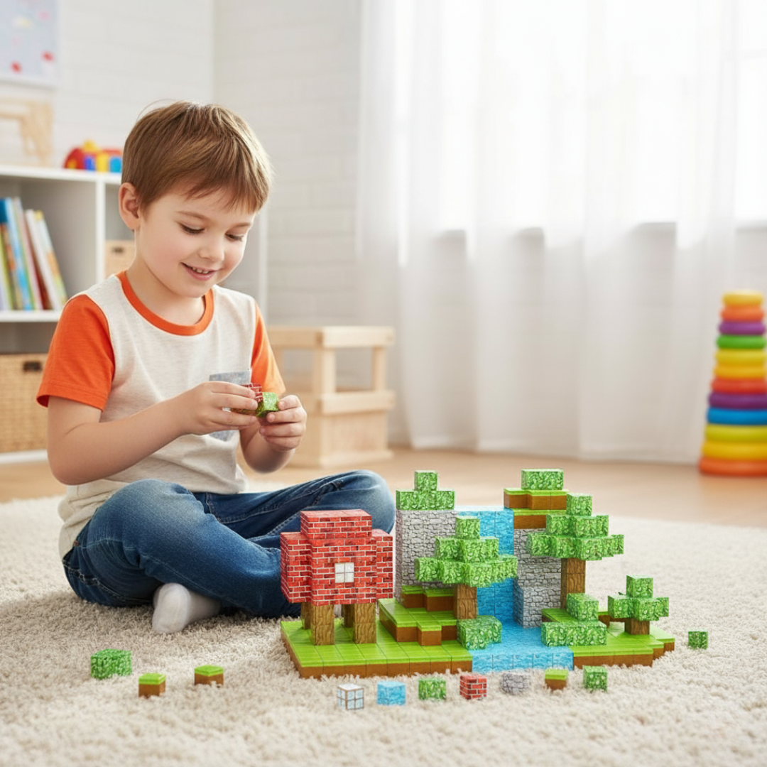 STEM Learning Magnetic Building Blocks