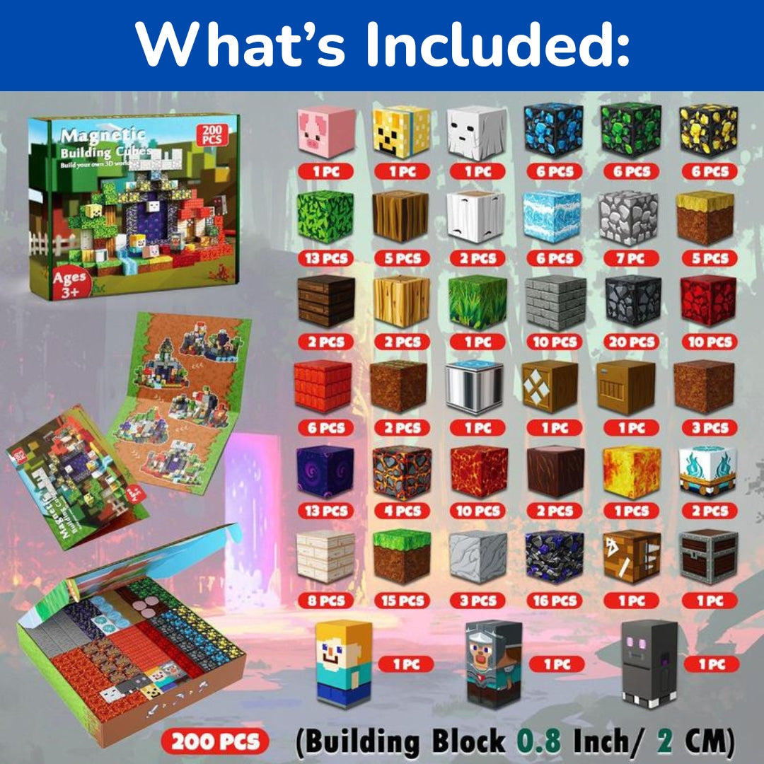 STEM Learning Magnetic Building Blocks