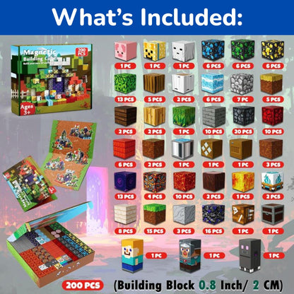 STEM Learning Magnetic Building Blocks