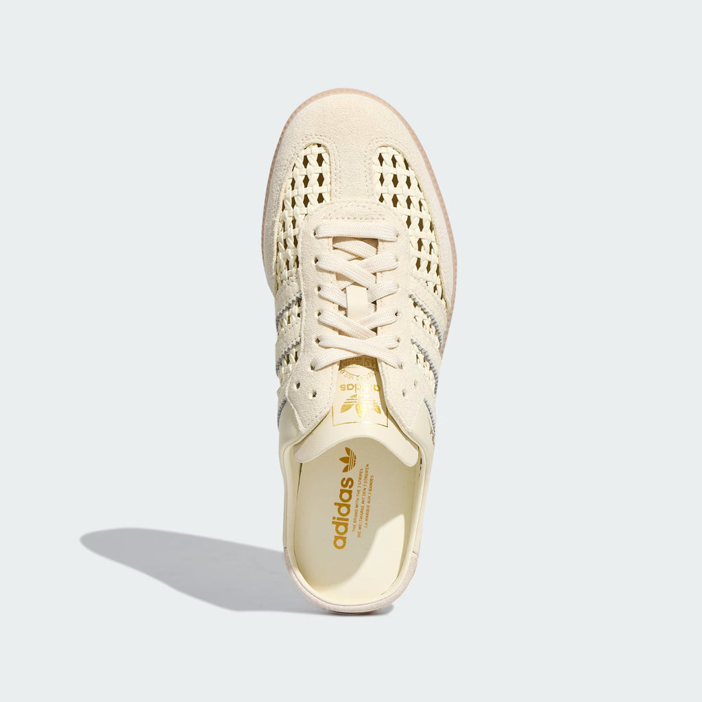 Samba Mule White Cream