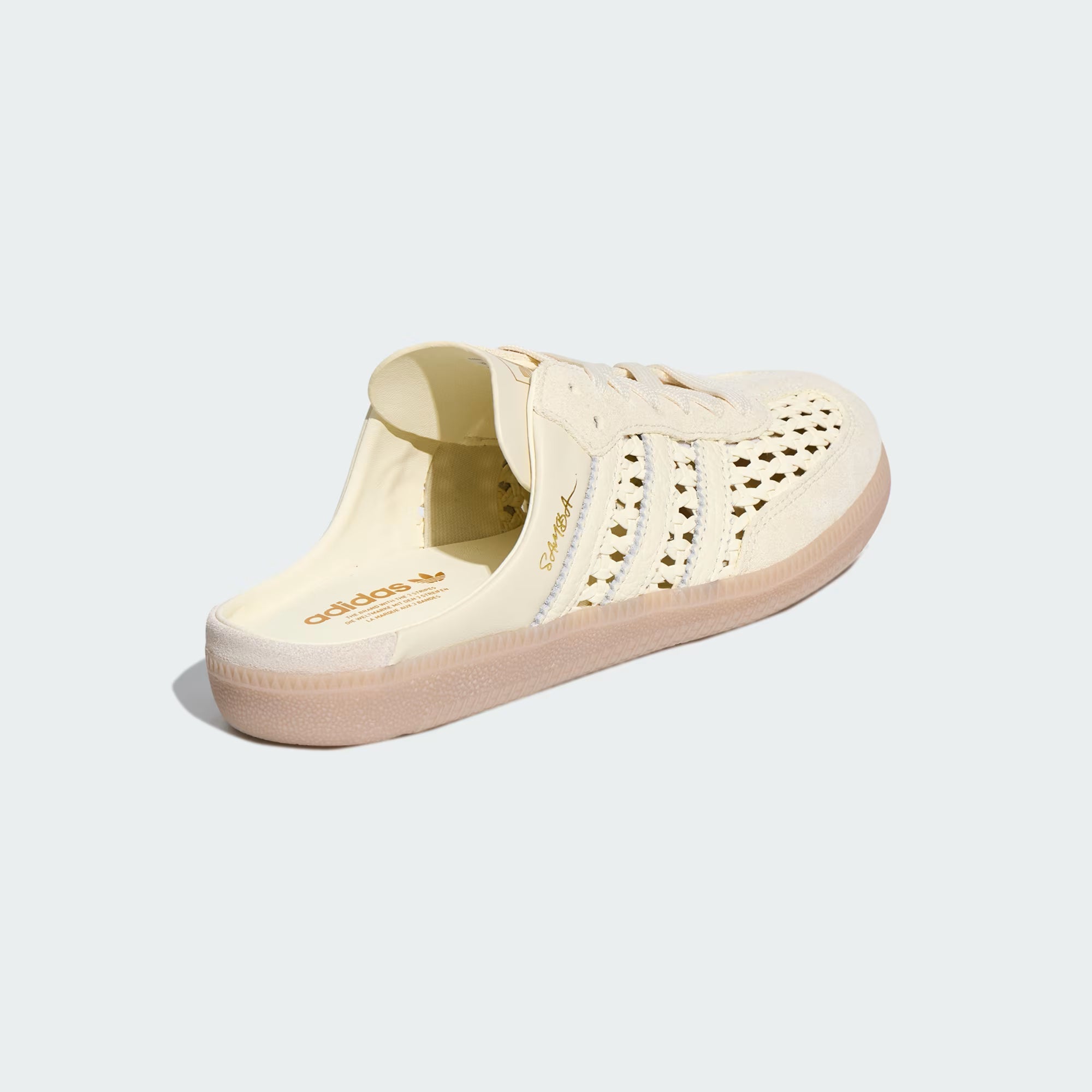 Samba Mule White Cream