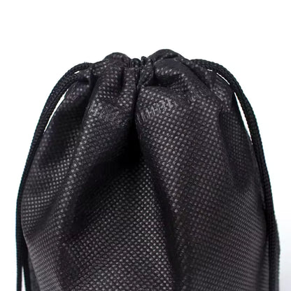 Black Drawstring Bag