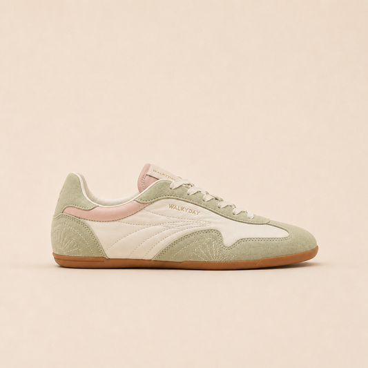 Aurionstep Suede Mesh Women - Sage Bloom