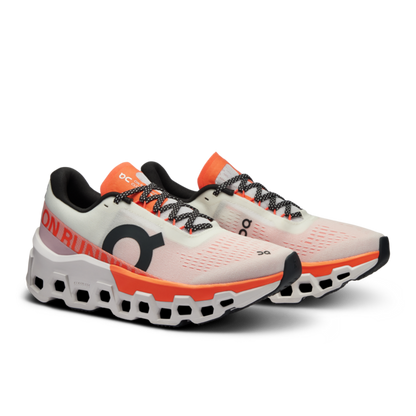 Cloudmonster 2 white/orange